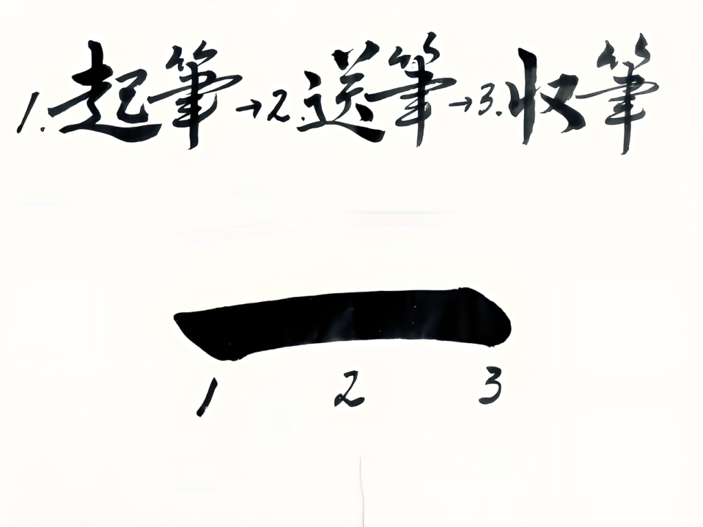 書道教室で学ぶ基礎基本】起筆、送筆、収筆、上手く線を書く秘密